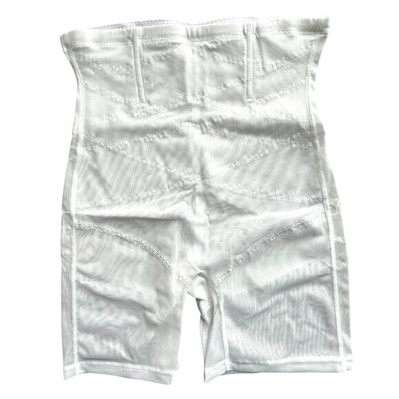 Shapewear High Waist Tummy Control Boyshorts 2-Pack Black White XL Compression - Picture 2 of 12